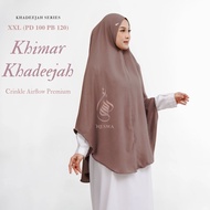 Instant Umrah Khimar XXL Jumbo Crinkle Airflow Premium Khimar Labuh Khimar Umrah Khimar Syari