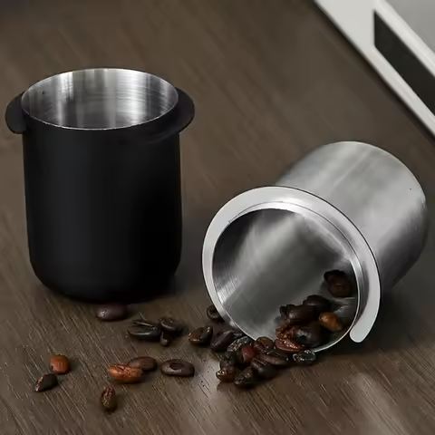 OANKR Dosing Cup for 58mm Espresso Portafilter 304 Stainless Steel Coffee Dosing Cup Coffee Machine 