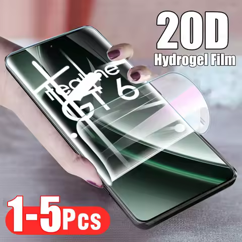 1-5Pcs Hydrogel Film For Realme GT 6 RealmeGT 6T Neo6 Neo 6 SE GT6 T GT6T Neo6SE 5G 2024 Curved Soft