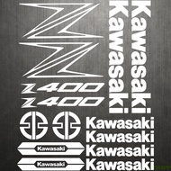 Vinyl Kawasaki Sticker Z400 Logo Motorcycle Helmet Decal