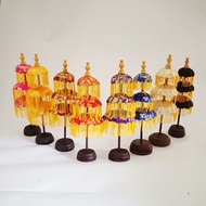 Balinese Umbrella 3-Tier Table Decoration Balinese Three-Tier Decorative Table Stand Umbrella - 3-Ti