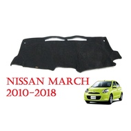 สินค้าขายดี!!! (1ชิ้น) พรมปูคอนโซลหน้า นิสสัน มาร์ช ปี 2010-2018 พรมหน้ารถ Nissan March Micra พรมปูแผงหน้าปัด ของแต่งนิสสันมาร์ช ##ตกแต่งรถยนต์ ยานยนต์ คิ้วฝากระโปรง เบ้ามือจับ ครอบไฟท้ายไฟหน้า หุ้มเบาะ หุ้มเกียร์ ม่านบังแดด พรมรถยนต์ แผ่นป้าย
