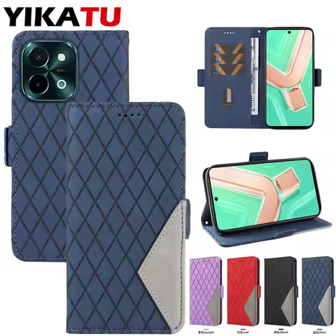 Wallet Case For VIVO Y02S Y03 Y11 Y12A Y15A Y15S Y16 Y17S Y18 Y21 Y22 Y27 Y28 Y33S Y35 Y36 4G Y38 Y5