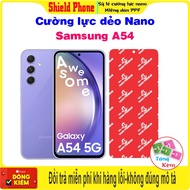 Toughened flexible screen protector for Samsung A54 phone