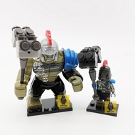 Compatible with Lego Superhero Reunion Large Hulk Medieval Combat Hulk Assembled Building Block Minifigure Toy
