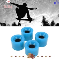 FKILLA 4 Pcs/Set PU Wheels, 60x45mm Low Noise Skateboard Wheels, Durable 78A Skateboard Wheel Replac
