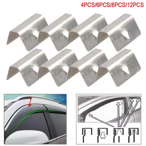 Wind Rain Deflector Channel Stainless Steel Retaining Clips For Heko G3 SNED Clip 4pcs 6pcs 12pcs Ca