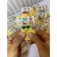 UNGU Keychain Mini Taba Squishy Transparent Bear Glasses, Bear Donut, Hello Kitty Purple Cute