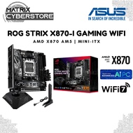 ASUS ROG Strix X870-I Gaming WIFI AMD Mini-ITX Motherboard - 10+2+1 Power Stages, DDR5, PCIe 5.0, Wi