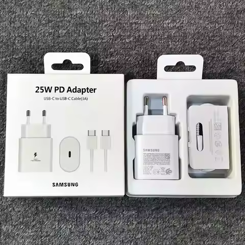 For Samsung Z Flip Fold 6 5 4 3 2 A55 A35 A25 A15 25W PD Charger Super Fast Charge Adapter For Galax