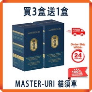 Master Uri Buy 3 Boxes Get 1 Free Box Concentrated Cat Whisker Essence-Reducing Urinary Acid Health Products