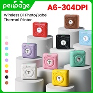 304dpi A6 Peripage Portable Printer Mini Wireless Sticky Thermal