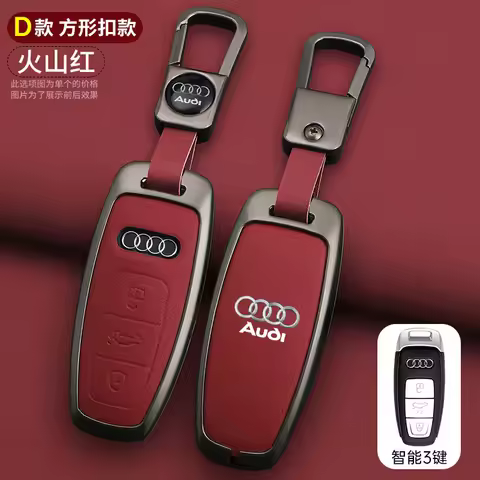 Car Remote Key Case Cover Shell For Audi A3 A4 B9 A6 C8 A7 S7 4K A8 D5 S8 Q7 Q8 SQ8 E-tron 2018 2020