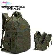 35L Men's Outdoor Backpack Waterproof Camouflage Hiking Backpack Wearable Sports Bag