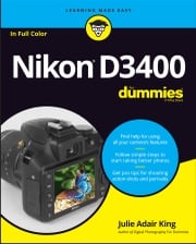 Nikon D3400 For Dummies Julie Adair King