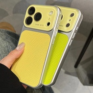 Big Window Candy Leather Phone Case For iPhone 17 13 14 15 16 Pro Max 16Pro 17Pro Case Cute Lens Cam