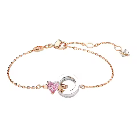 Swarovski Synthetic Cubic Zirconia Bracelets Women's Gold 5690038