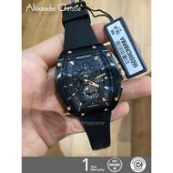 ALEXANDRE CHRISTIE AC6608 Chronograph Rubber Strap Men's Watch<International Warranty>