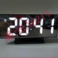 數碼3C 創意大屏幕LED電子鐘數字鐘臥室床頭鬧鐘夜光靜音學生插電式時鐘