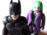 Batman & Joker 100% kubrick The dark knight 蝙蝠俠 黑夜之神