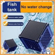 [VIP]Fish Tank Filter Box Water Purifier Cube Multi-mesh Hole Acticarbon Ultra Strong Filtration Great Absorption Aquarium Filter