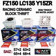 NLK BLOCK LC135 Y15ZR CERAMIC THRIFT BLOCK 57MM 63MM 65MM 68M NLK PERFORMANCE