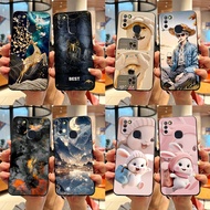 For Infinix Hot 10 Play X688C X688B / Hot 11 Play / Hot 10 Lite X657B Case Lovely Cartoon Printing S