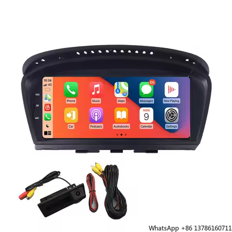 Android 15 Car Multimedia Touch Screen for BMW 5/3 Series E60/E61/E63/E90/E91/E92 Dashboard 8.8" HD 