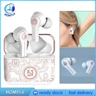 [Homyl4] Wireless Earbuds, 5.0 Earbuds with Charging Case Stereo True Wireless
