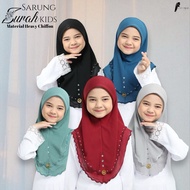 Tudung Sarung Budak Soft Awning Scuba Chiffon