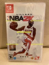 全新 Switch NS遊戲 美國職業籃球21 NBA 2K21   美版中英文版