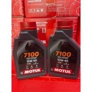 【100% ORIGINAL】MOTUL 7100 4T 1L ENGINE OIL 10w-40 15w-50 MINTAK HITAM MOTUL 10/40 15/50 MOTUL 7100 5