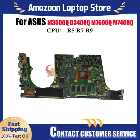 M3400QA Laptop Motherboard For ASUS VivoBook M7400Q M3400QE M3400QC M3500Q D3400Q M7600Q M3400Q M340