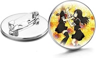 Anime Magical Girl Site Brooches Pins Asagiri Aya Cartoon Figures Badges Handmade Jackets Schoolbag 