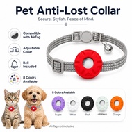New Pet Airtag Collar Airtag Cat Collar Pet Airtag Case Collar, Nylon Reflective Adjustable Cat Dog 