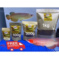Arowana Fish Food、Makanan ikan kelisa,pallet,龙鱼饲料，Feed arowana