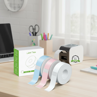 1 Roll Transparent Thermal Sticker 12x40 14x30 Label Paper Tape for P11 P12 P15 P50 B100 D30 HP1 HP3