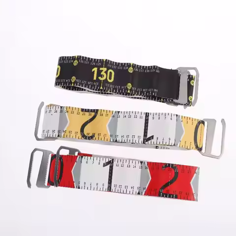 3-Color Portable Fishing Tape Measure | 140cm/55in Fish Ruler With Centimeter & Inch Scales For All 