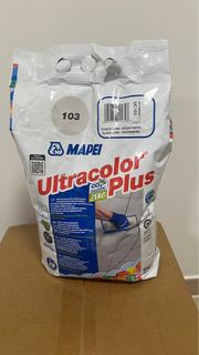 馬貝牌掃口粉( 103號色 5kg )MAPEI Ultracolor plus (103 moon white ) 5kg