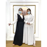 Wholesale (70 thousand x 6 pcs) - Code 888-E Overall Ruffle Square BW