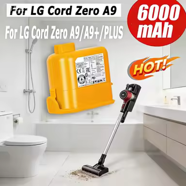 For LG Cordzero A9 Cordless Vacuum Battery Compatible with EAC63382201 EAC63382202 EAC63382204 EAC63
