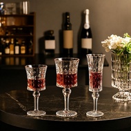 Goblet Glass Champagne Glass Wine Cup Cocktail Goblet Decorative Cup & 2pcs
