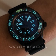 Namoki Watch Sapphire Double Dome Blue AR Lume Bezel BGW9 Dial Hands 4R35B Movement