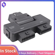 OBD2 One Divided Into Two Adaptor Cable Connector Adapter Wire 16 Pin 16 Core Cable Universal with D