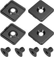 QUARKZMAN 4 pieces 4040 EU standard T-slot 9.5 mm hole diameter, aluminium extrusion end cap, 40 x 4