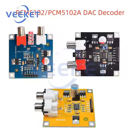 PCM5102 DAC Decoder I2S Player Assembled Module 32Bit 384K Beyond ES9023 PCM1794 Decoder Board Suppo