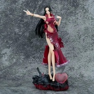 One Piece Anime 30cm Boa Hancock Figure Sexy Girl Pvc Action Figurine with Led Light Statue Undressa