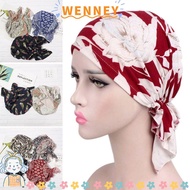WEY Turban Hat Scarf Ruffle Beanie Cancer Chemo Hat