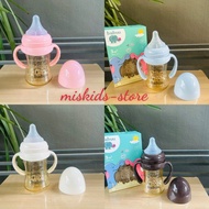 [Free 1 nipple] BABUU PPSU Milk Bottles 240ml and 300ml wide neck with handle for babies