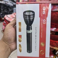Torch light GHS japan brand (G3 rechargeable led flashlight)